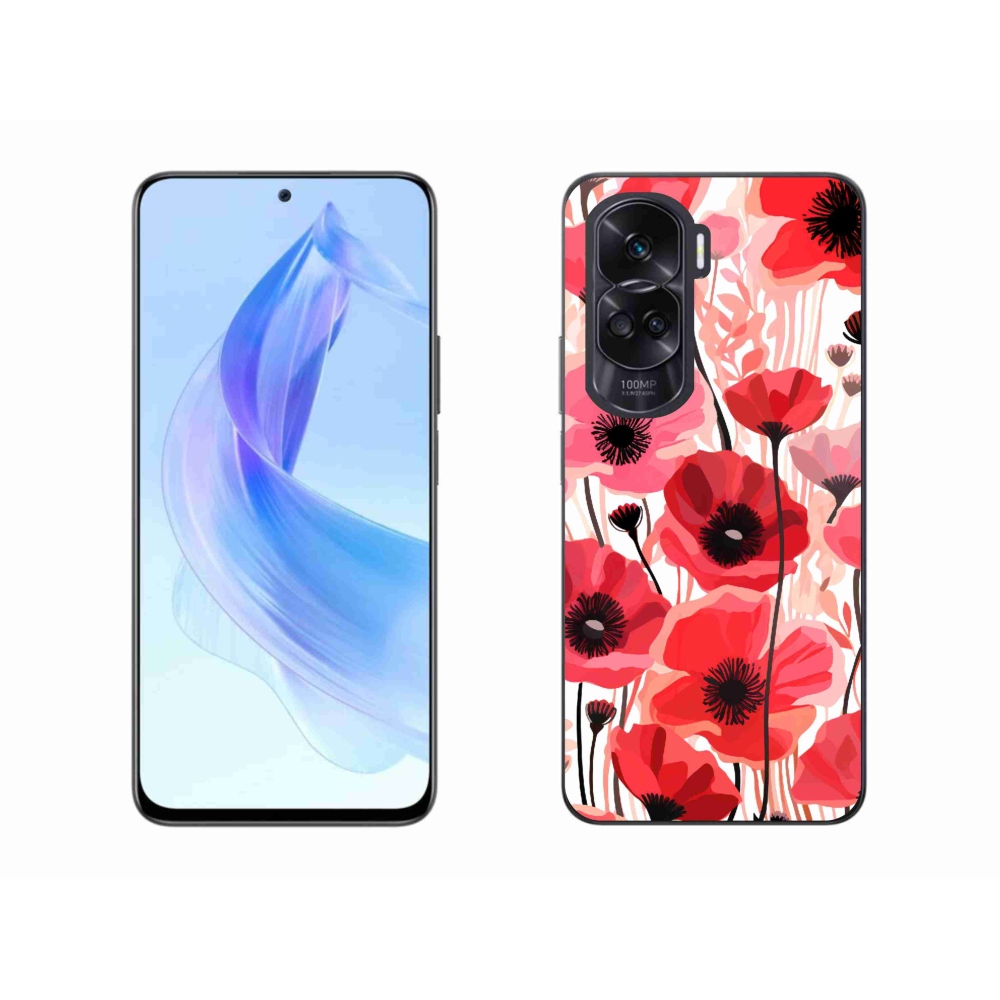 Gelový kryt mmCase na Honor 90 Lite - vlčí mák 1
