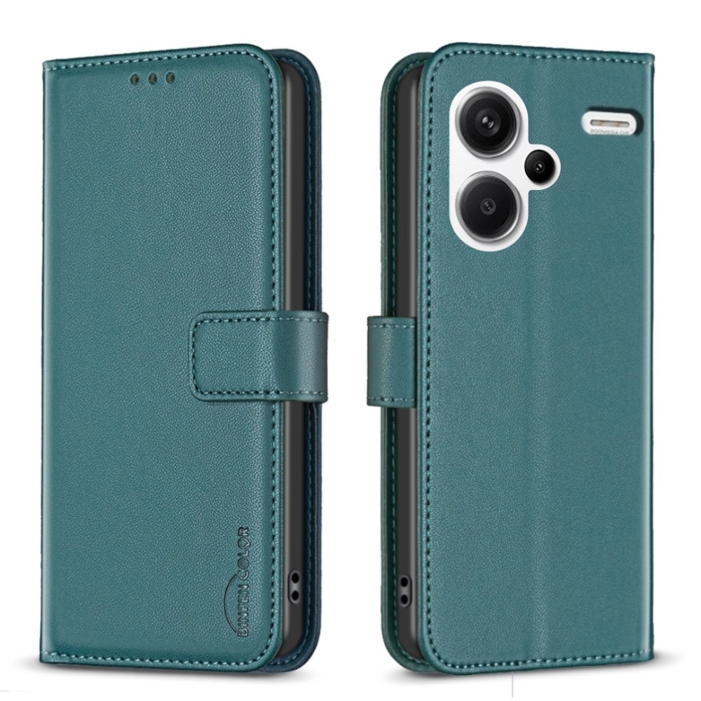 BNF knížkové pouzdro na Xiaomi Redmi Note 13 Pro+ 5G - zelené