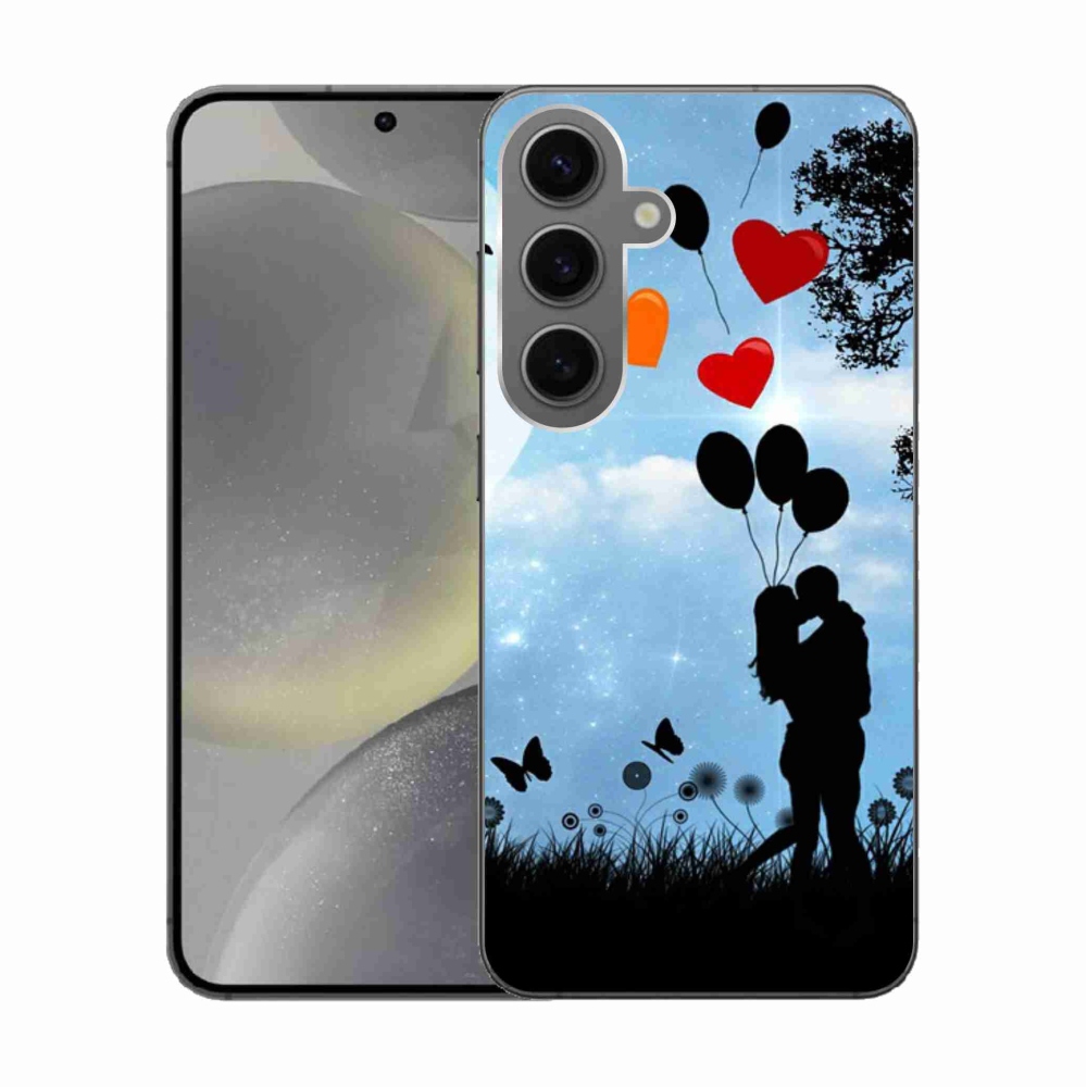 Gelový obal mmCase na Samsung Galaxy S24 - zamilovaný pár