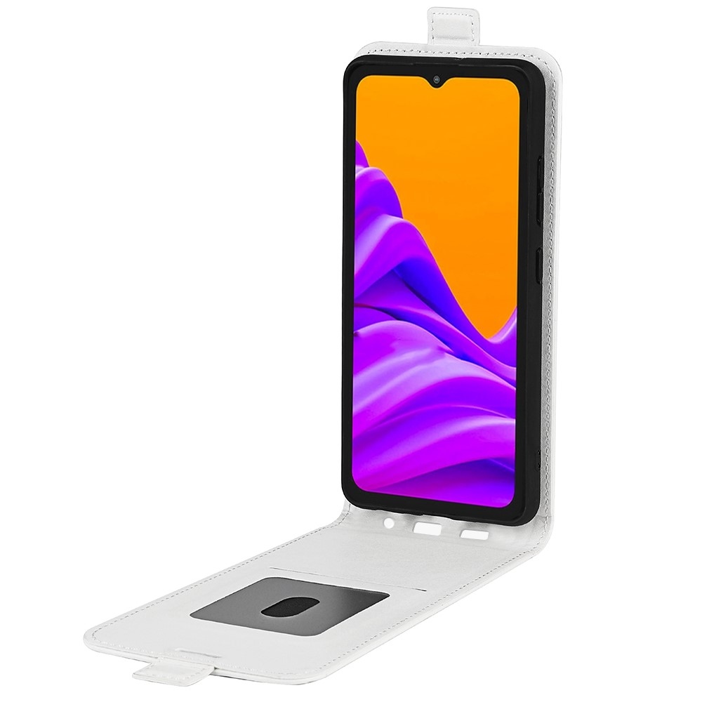 Vertical knížkové pouzdro na Samsung Galaxy Xcover 7 Pro - bílé