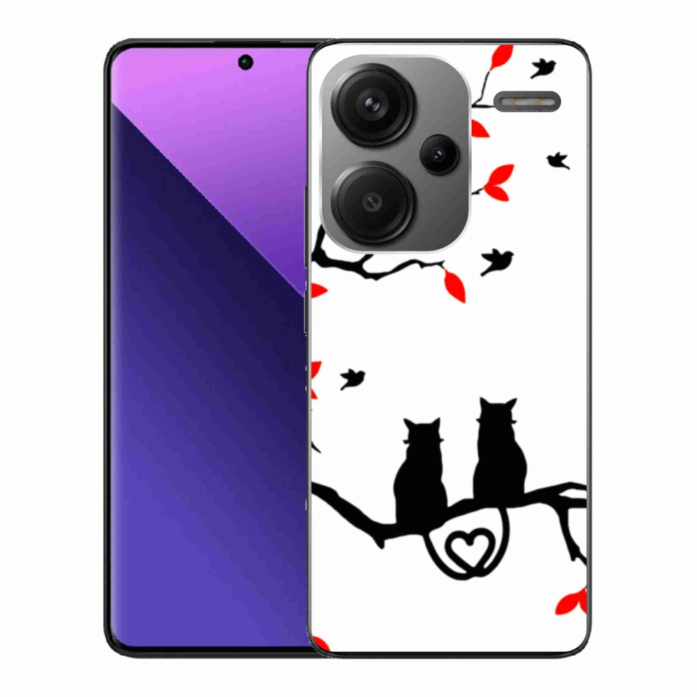 Gelový kryt mmCase na Xiaomi Redmi Note 13 Pro+ 5G - kočičí láska