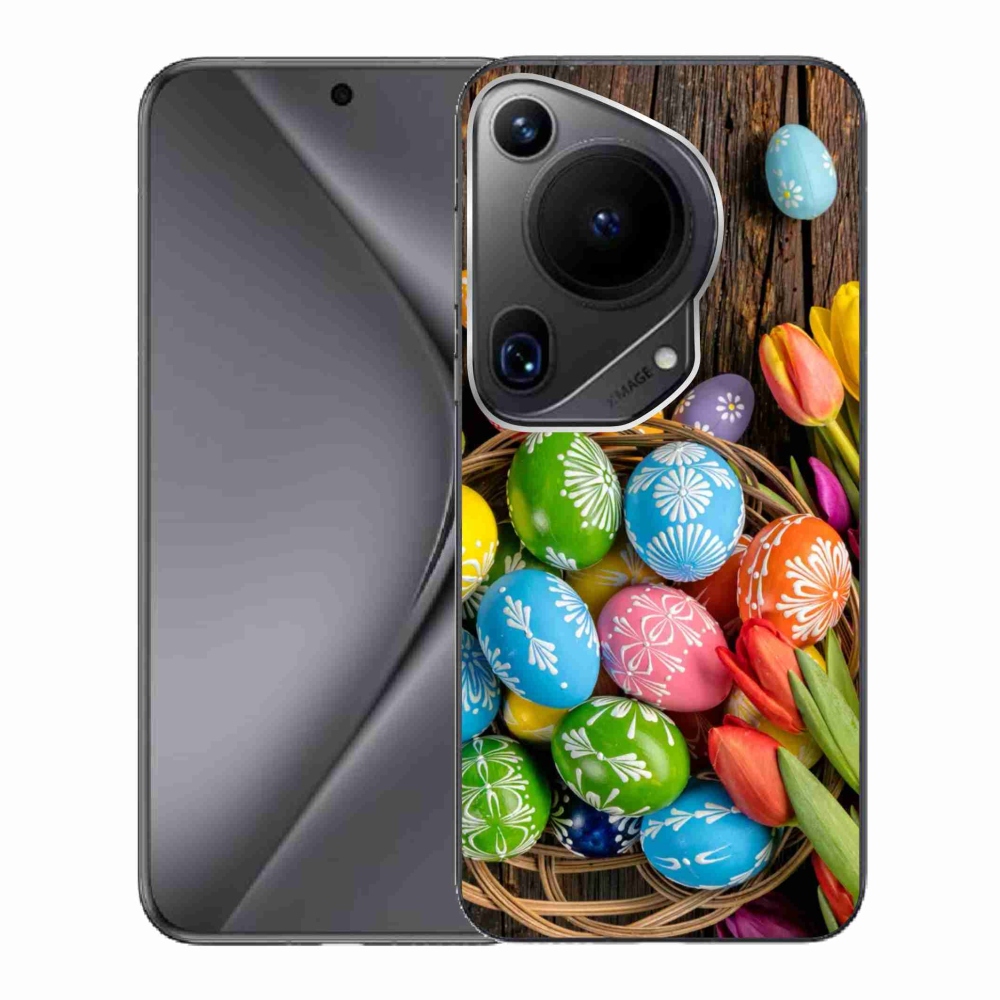 Gelový kryt mmCase na Huawei Pura 70 Ultra - velikonoční vajíčka