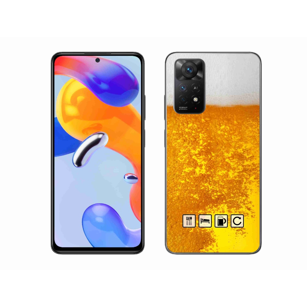 Gelový kryt mmCase na Xiaomi Redmi Note 11 Pro 4G/5G - pivní motiv 3