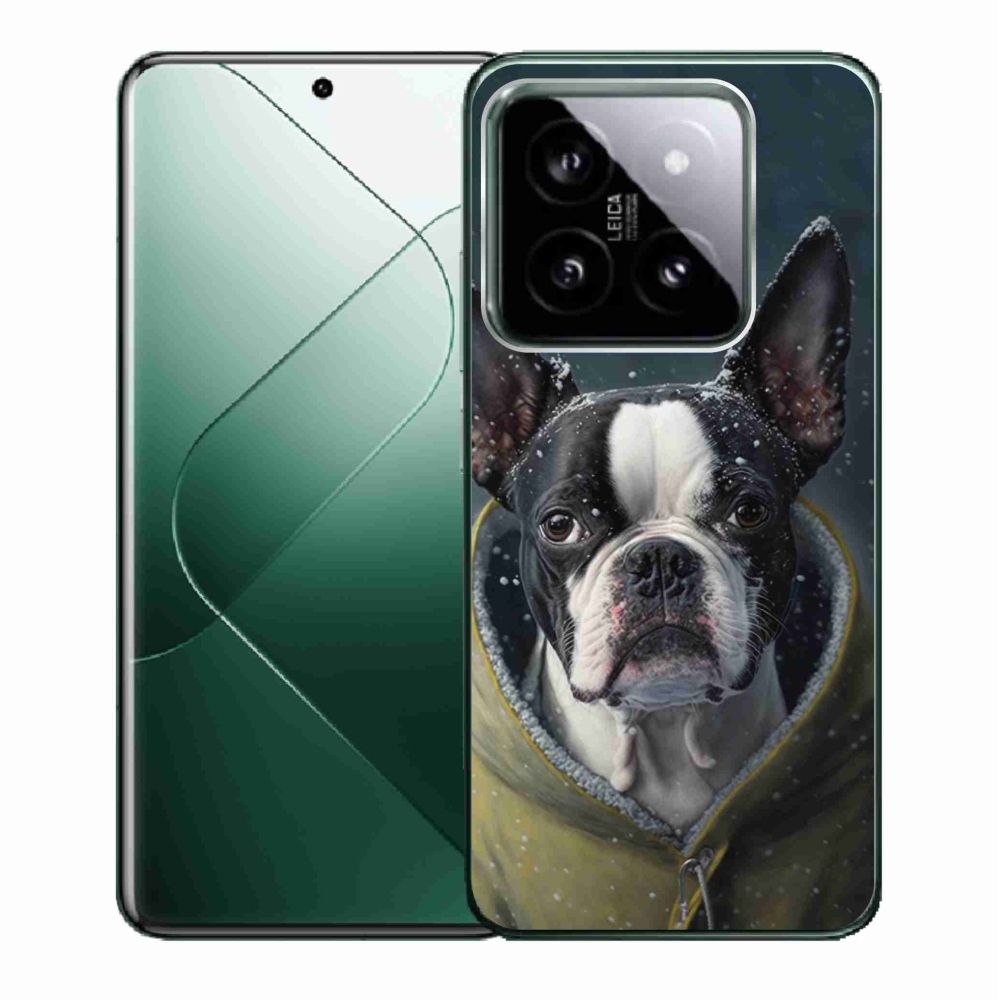 Gelový kryt mmCase na Xiaomi 14 - buldoček