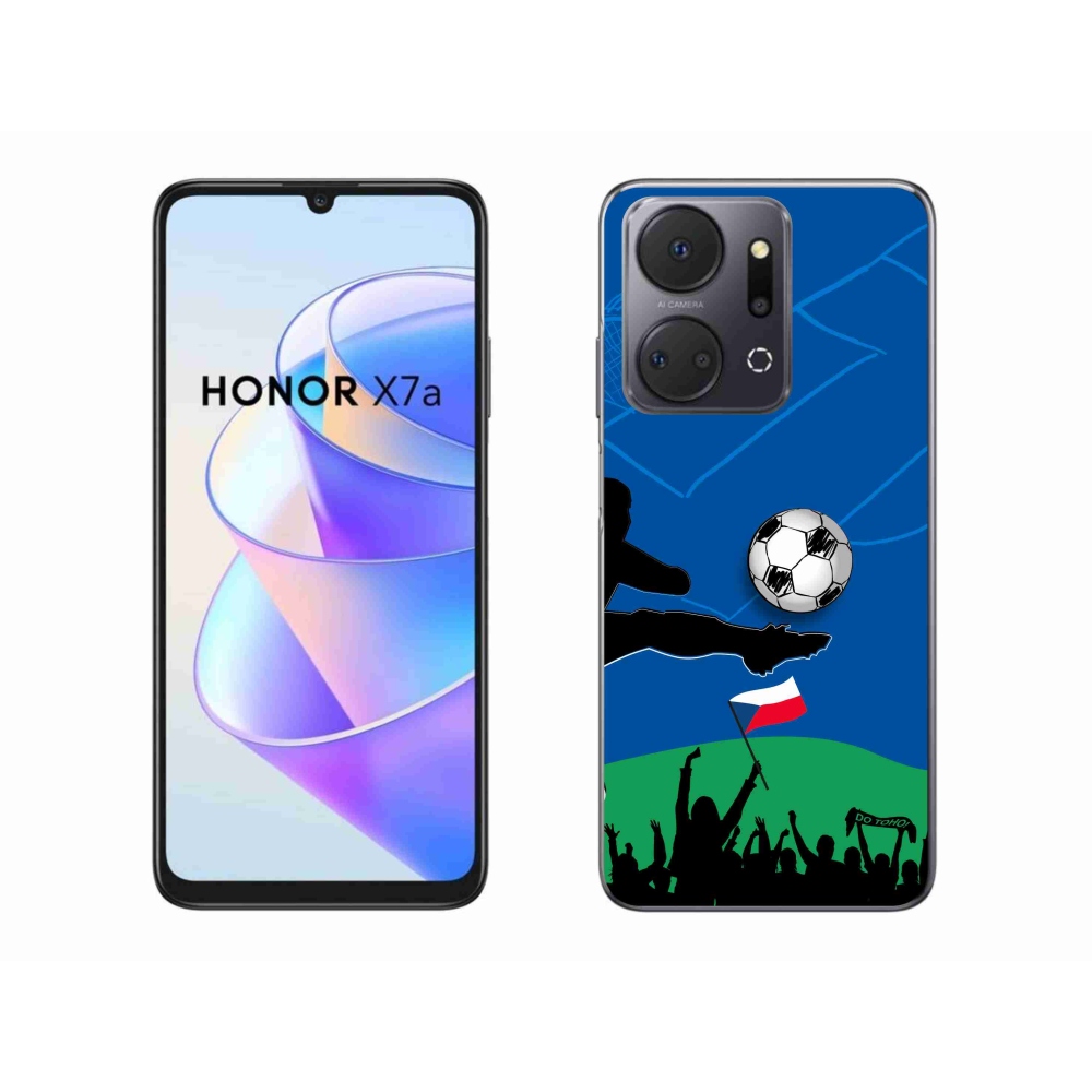 Gelový kryt mmCase na Honor X7a - fanoušci fotbalu