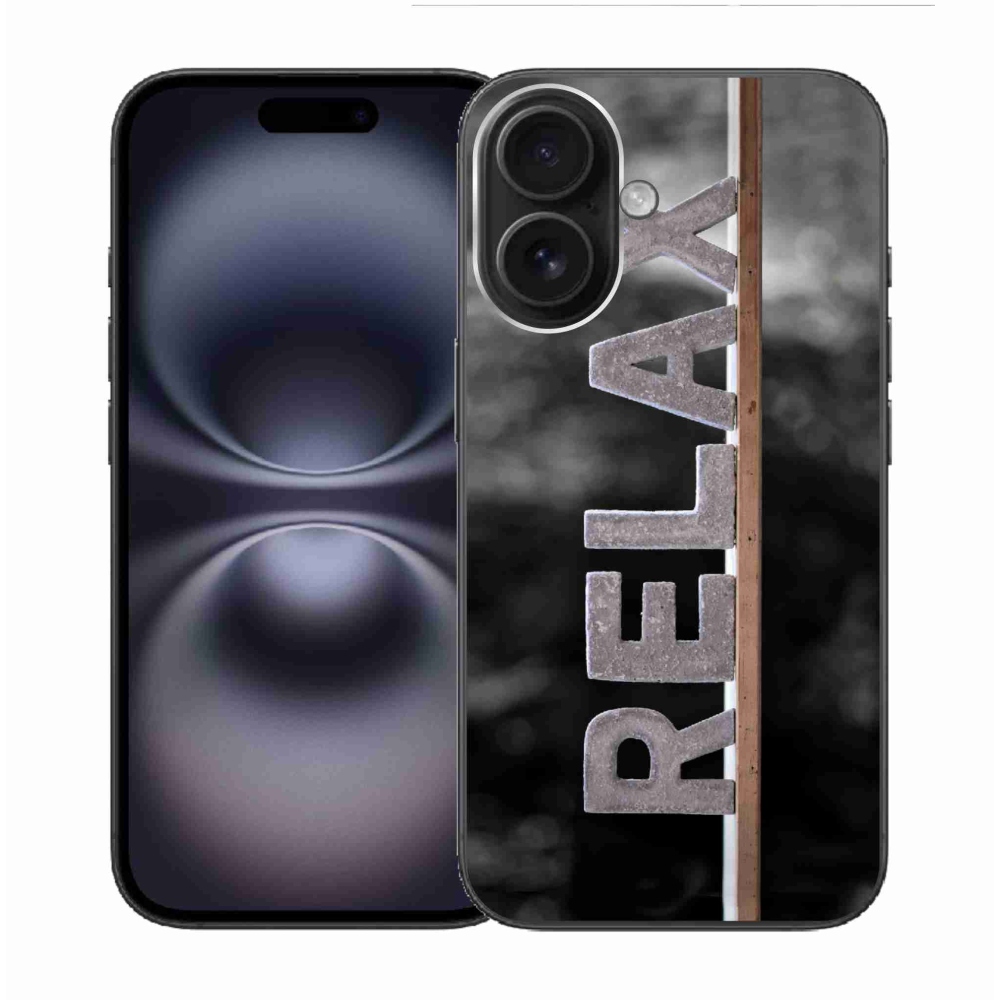 Gelový kryt mmCase na iPhone 16 - relax 1
