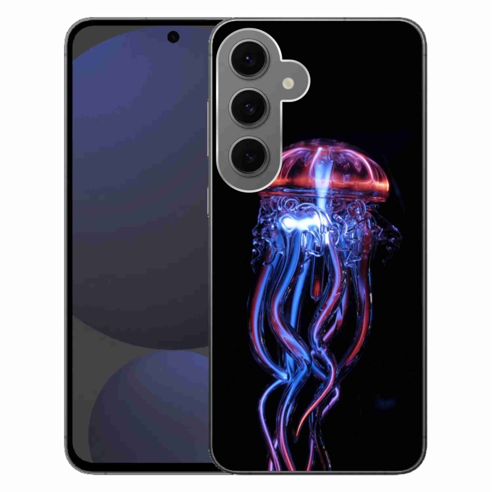 Gelový kryt mmCase na Samsung Galaxy S24 FE - medúza