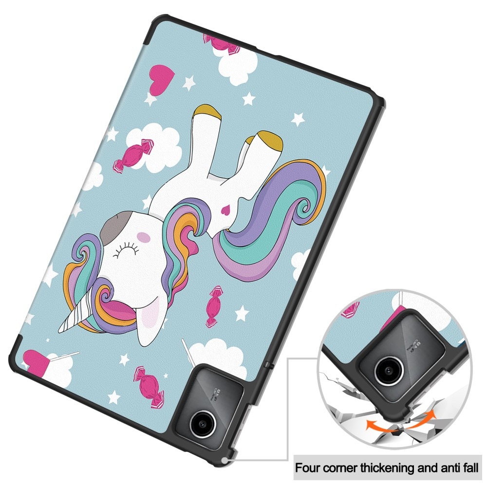 Print chytré zavírací pouzdro na Lenovo Tab M11/Tab K11 - jednorožec