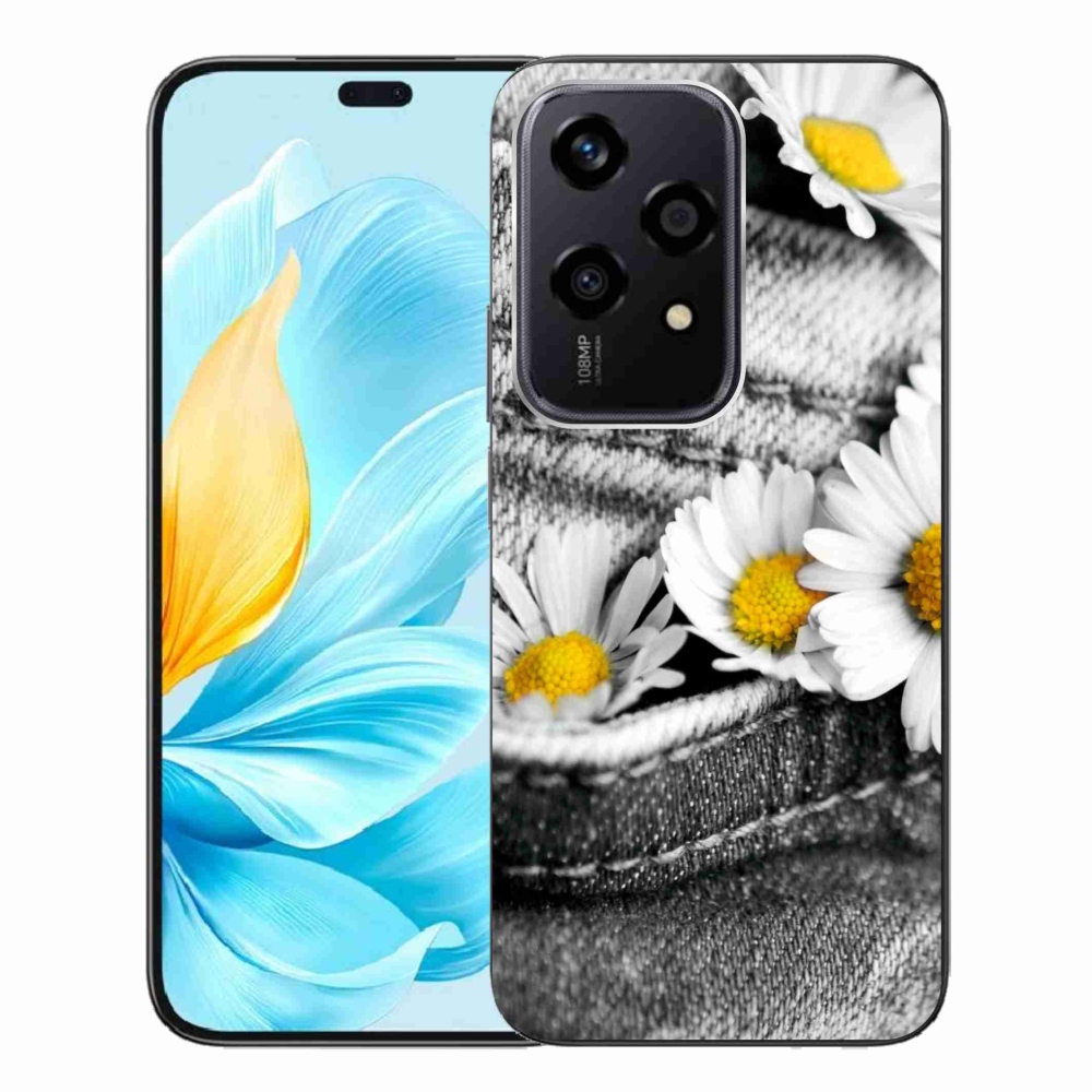 Gelový obal mmCase na Honor 200 Lite 5G - kopretiny