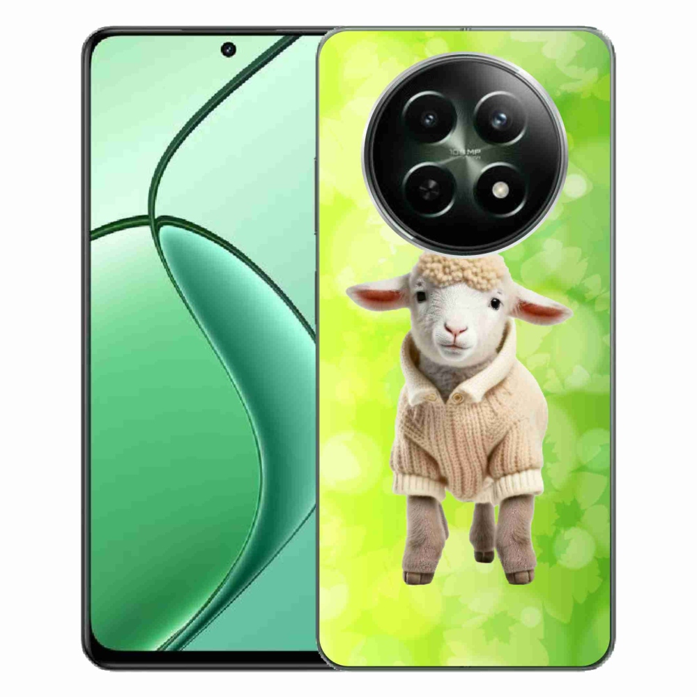 Gelový kryt mmCase na Realme 12 5G/12x 5G - jehně ve svetru