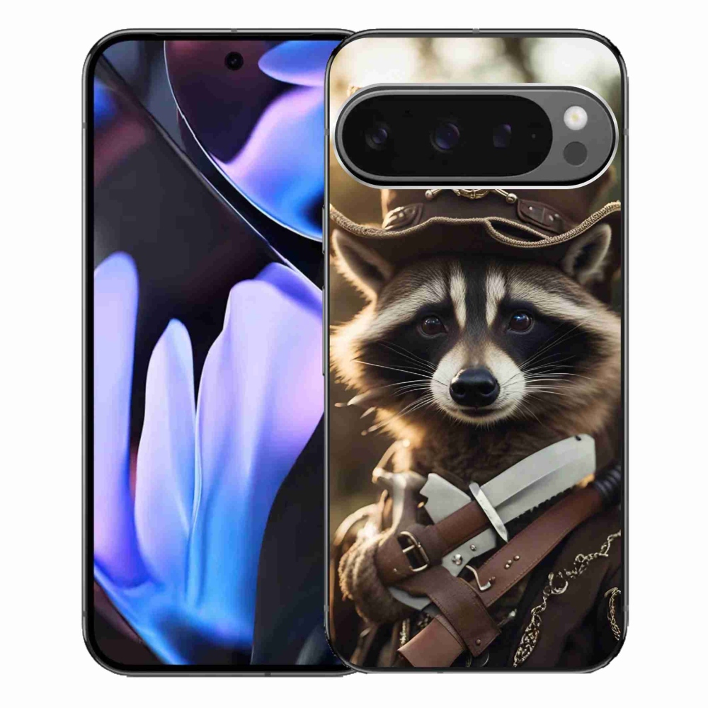 Gelový kryt mmCase na Google Pixel 9 Pro XL - mýval v uniformě