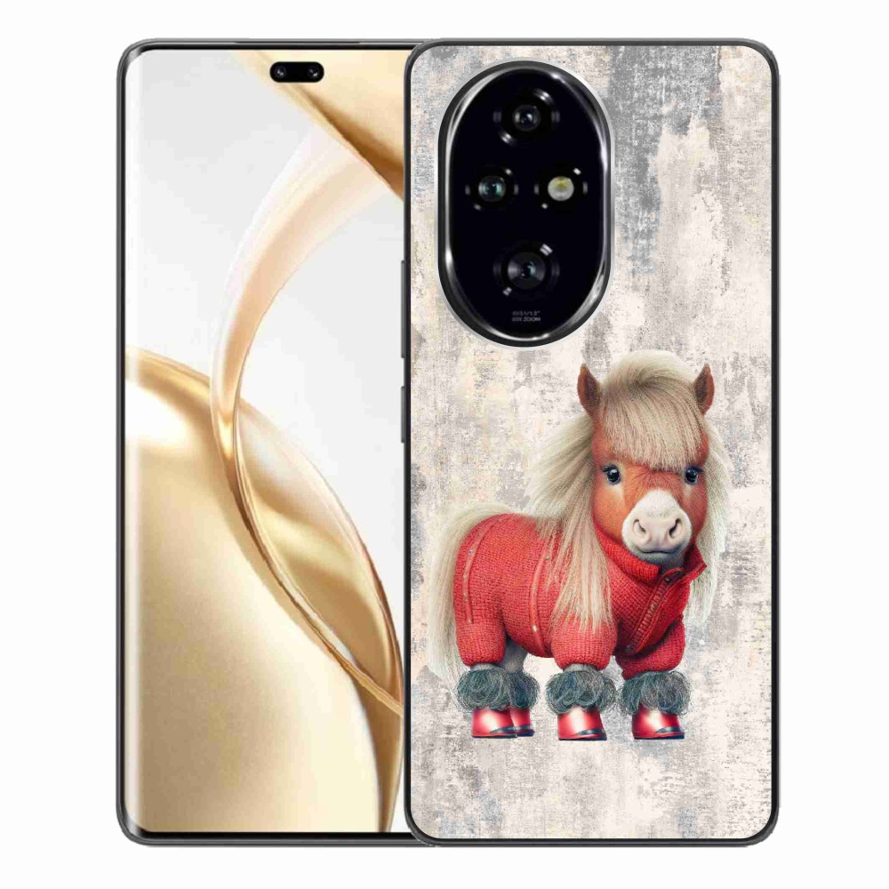 Gelový kryt mmCase na Honor 200 Pro 5G - poník ve svetru