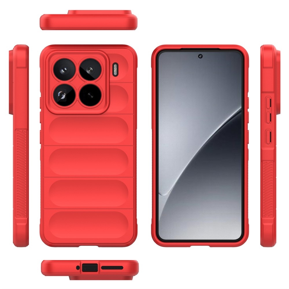 Rugg odolný gelový obal na Xiaomi 15 Pro - červený