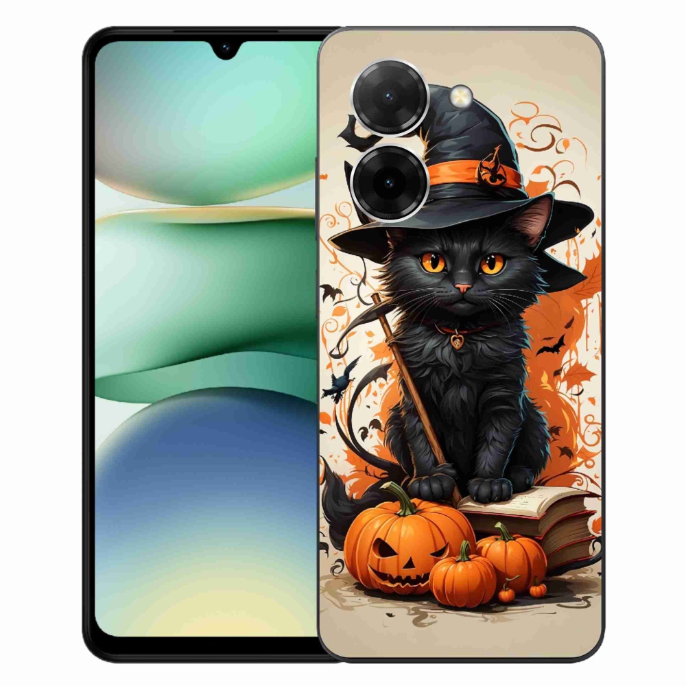 Gelový kryt mmCase na Xiaomi Redmi A5 (171.7x77.8x8.3mm) - kocour čaroděj