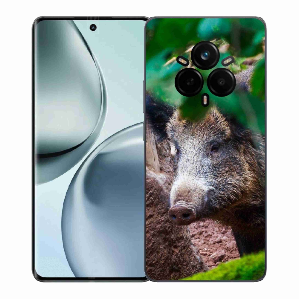 Gelový kryt mmCase na Realme 14 Pro+ 5G - divoké prase