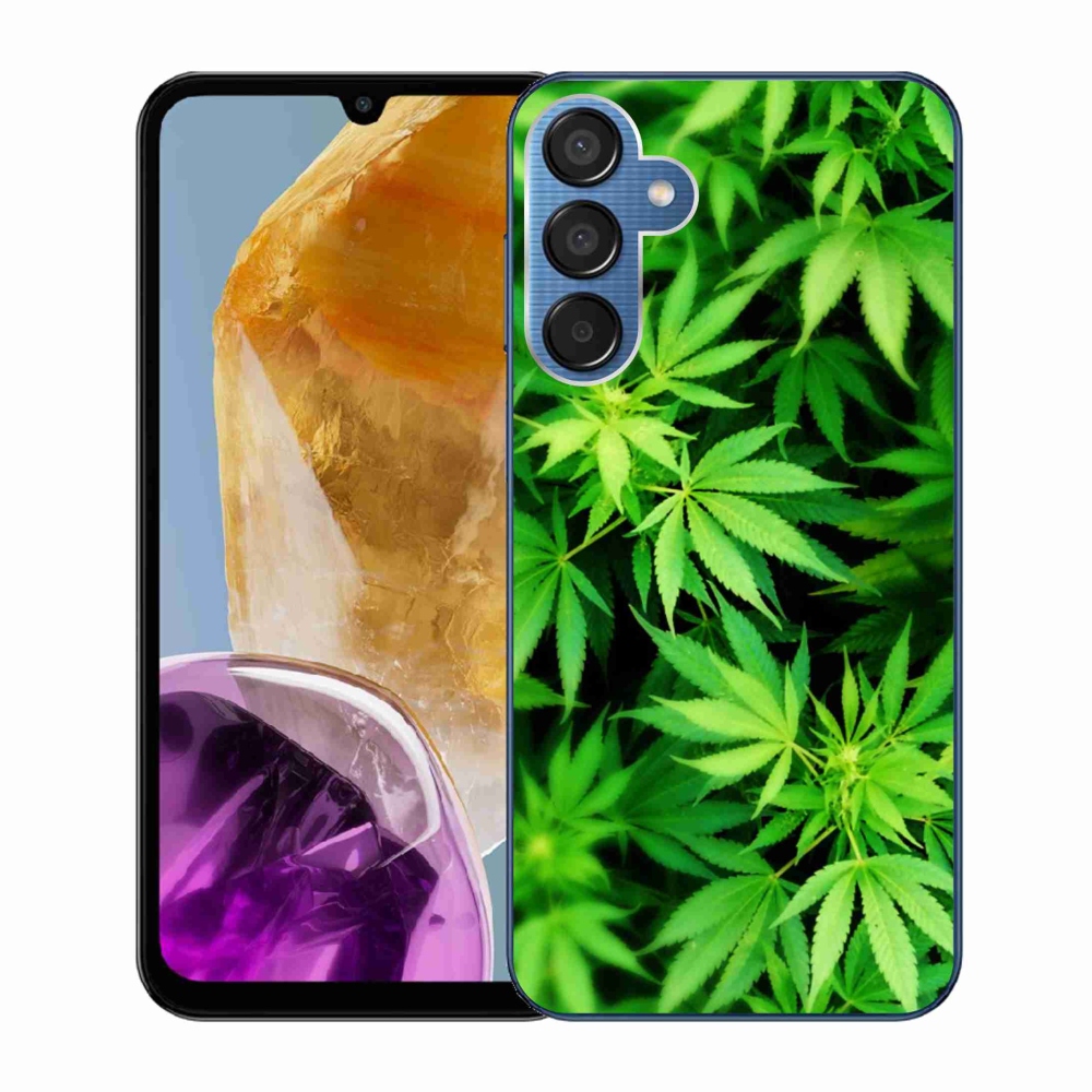 Gelový kryt mmCase na Samsung Galaxy M15 5G - konopí 3