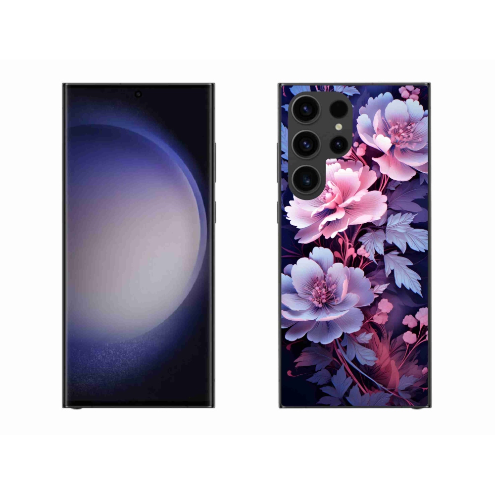 Gelový kryt mmCase na Samsung Galaxy S23 Ultra 5G - květiny 11