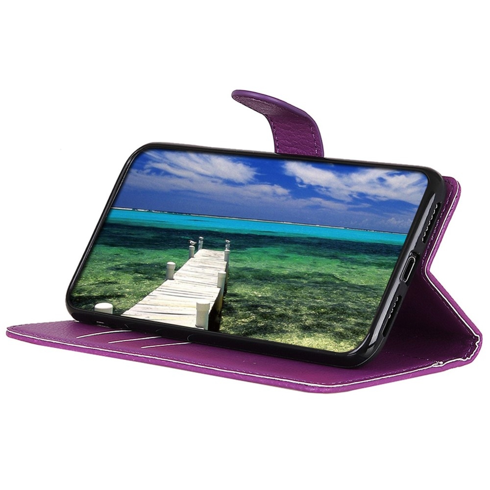 Litchie knížkové pouzdro na Honor X7b/Honor 90 Smart - fialové
