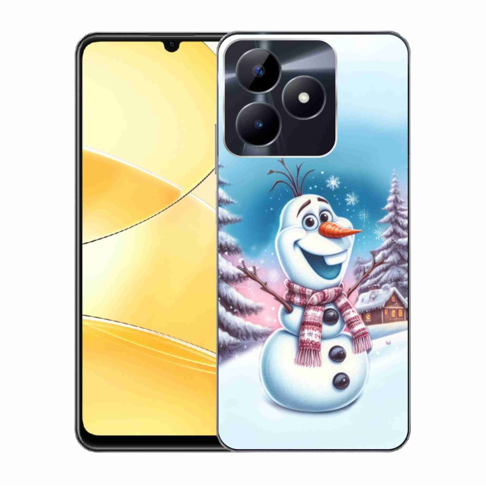 Gelový kryt mmCase na Realme C51/C53 - ledové království