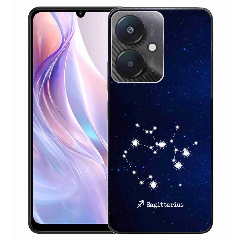 Gelový kryt mmCase na Xiaomi Redmi 13C 5G  - souhvězdí Střelce