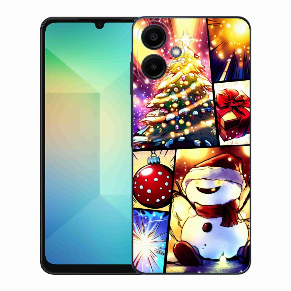 Gelový kryt mmCase na Samsung Galaxy A06 4G - vánoční motivy 1
