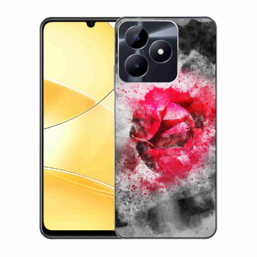 Gelový kryt mmCase na Realme C51/C53 - abstrakt 9