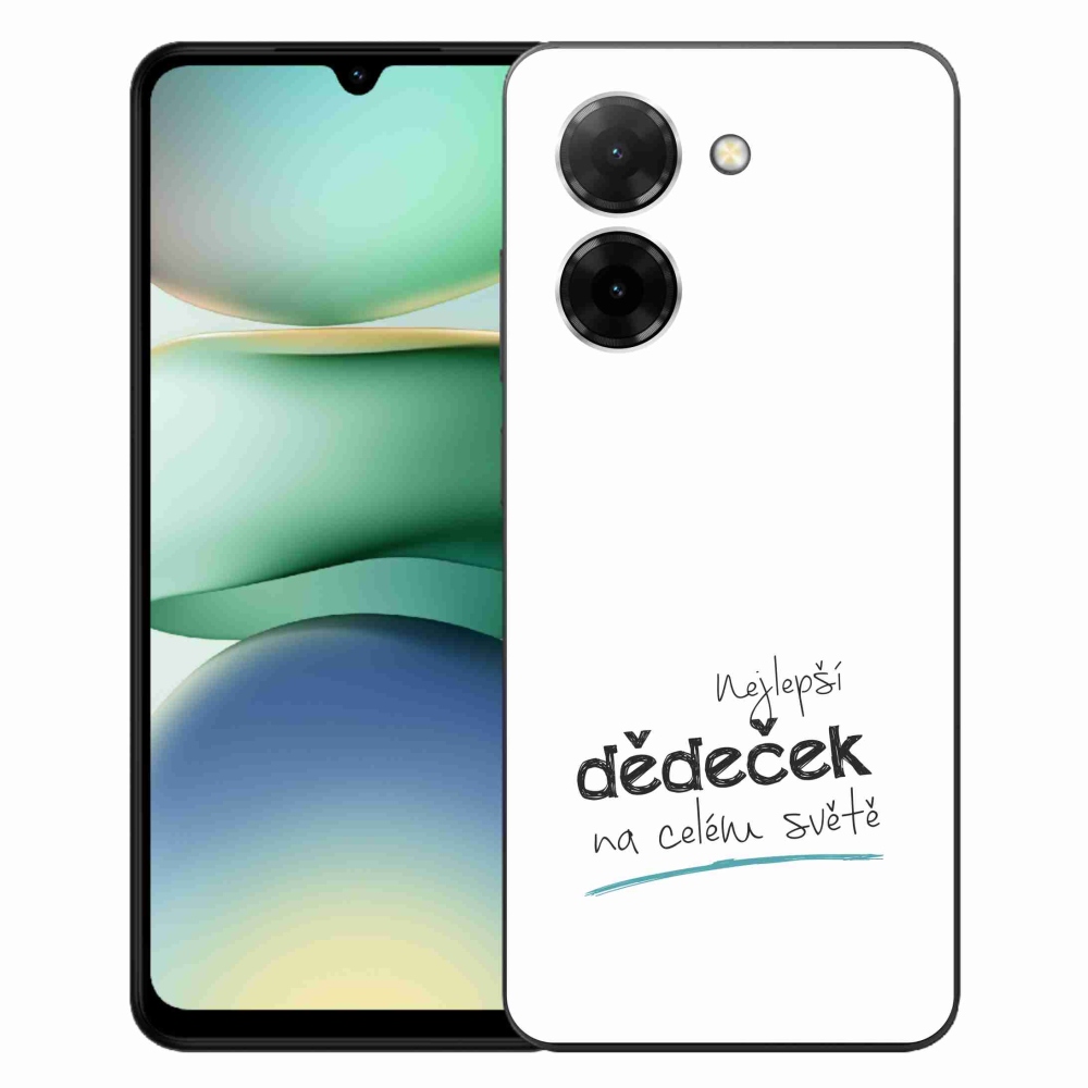 Gelový kryt mmCase na Xiaomi Redmi A5 (173.45x79.35x8.45mm) - nejlepší dědeček 3 bílé pozadí