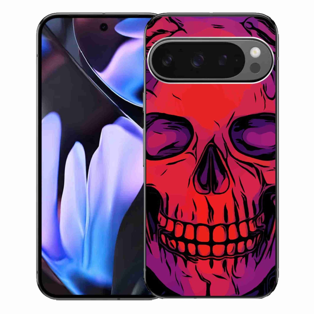 Gelový obal mmCase na Google Pixel 9 Pro XL - lebka