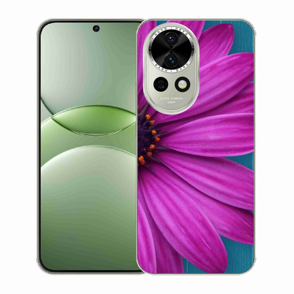 Gelový kryt mmCase na Huawei Nova 13 5G - fialová kopretina