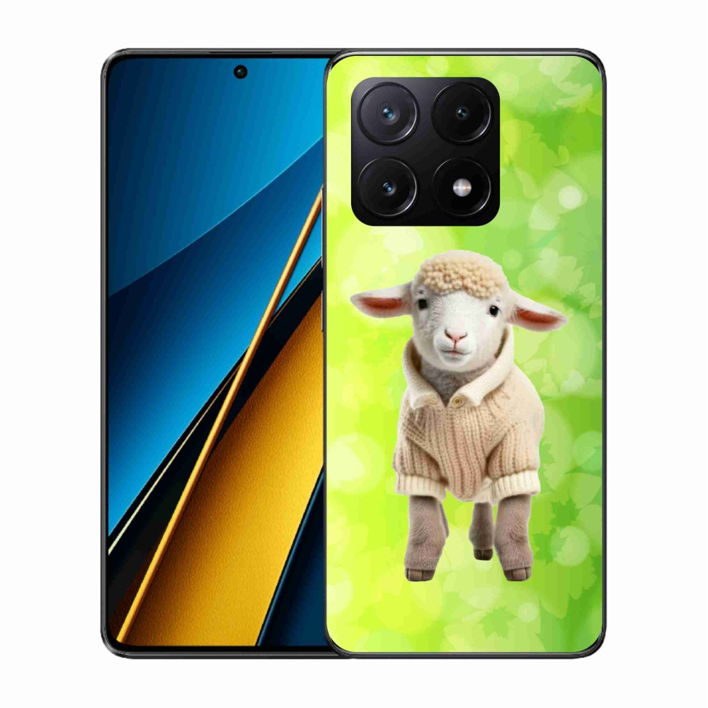 Gelový kryt mmCase na Xiaomi Poco X6 Pro 5G - jehně ve svetru