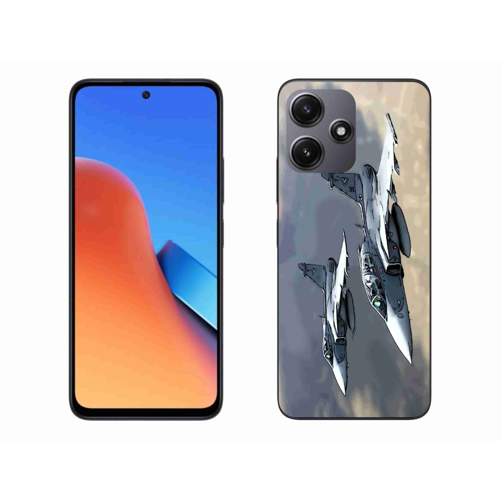 Gelový kryt mmCase na Xiaomi Redmi 12 5G - stíhačky