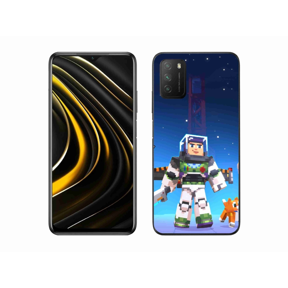 Gelový kryt mmCase na Xiaomi Poco M3 - minecraft 2