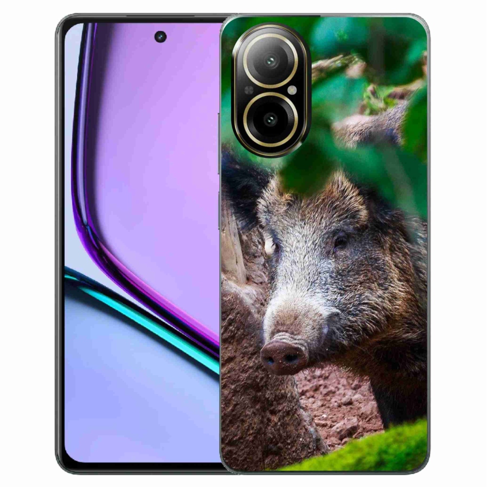 Gelový kryt mmCase na Realme C67 - divoké prase