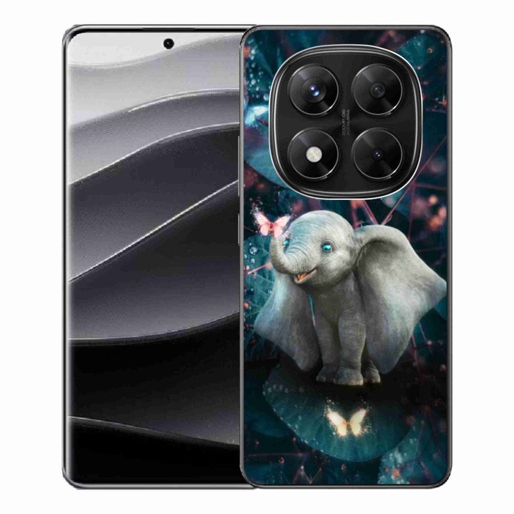 Gelový kryt mmCase na Xiaomi Redmi Note 14 Pro 5G/Poco X7 5G - roztomilý slon