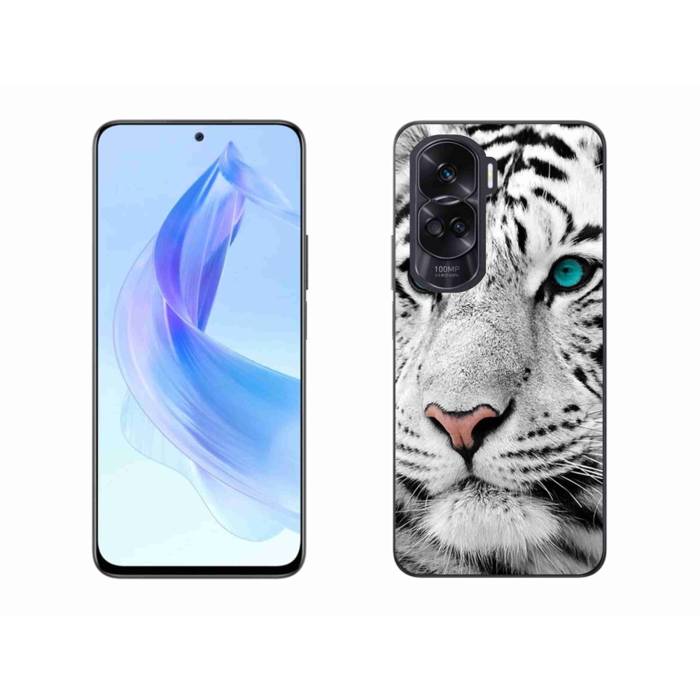 Gelový kryt mmCase na Honor 90 Lite - bílý tygr