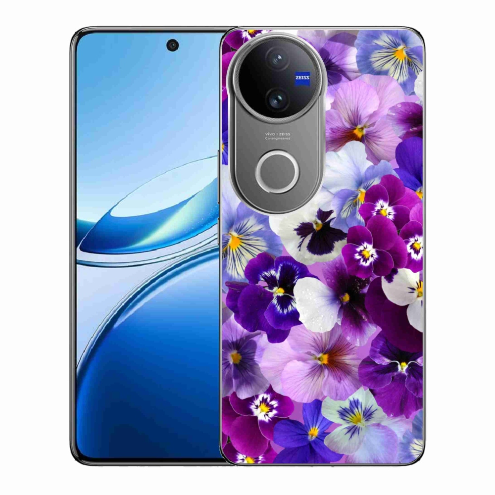Gelový kryt mmCase na Vivo V50 5G - květiny 9