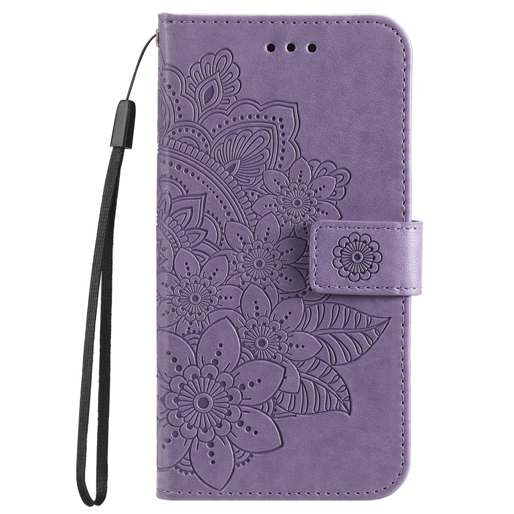 Mandala knížkové pouzdro na Huawei Nova 12 SE - fialové
