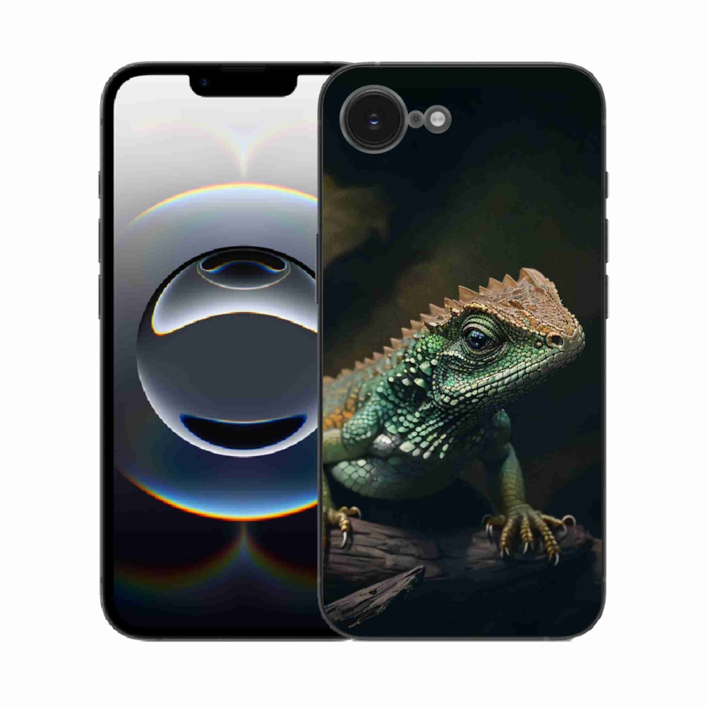 Gelový kryt mmCase na iPhone 16e - ještěr