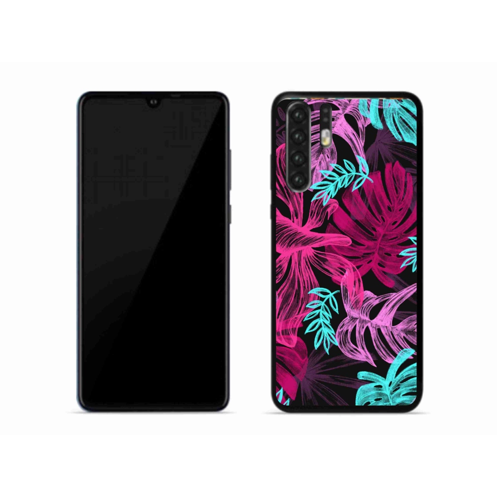 Gelový kryt mmCase na mobil Huawei P30 Pro - květiny 1