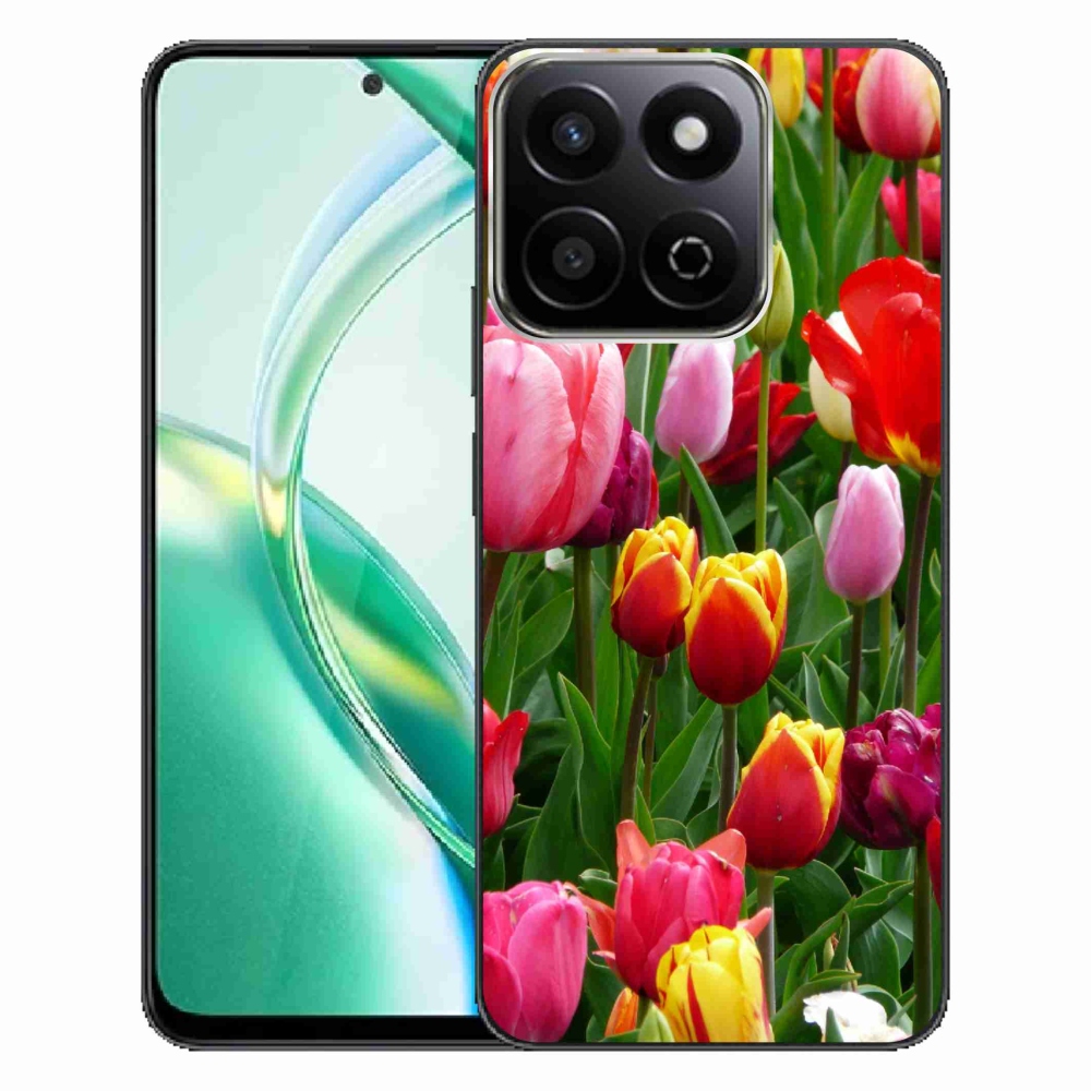 Gelový kryt mmCase na Honor 200 Smart 5G - tulipány