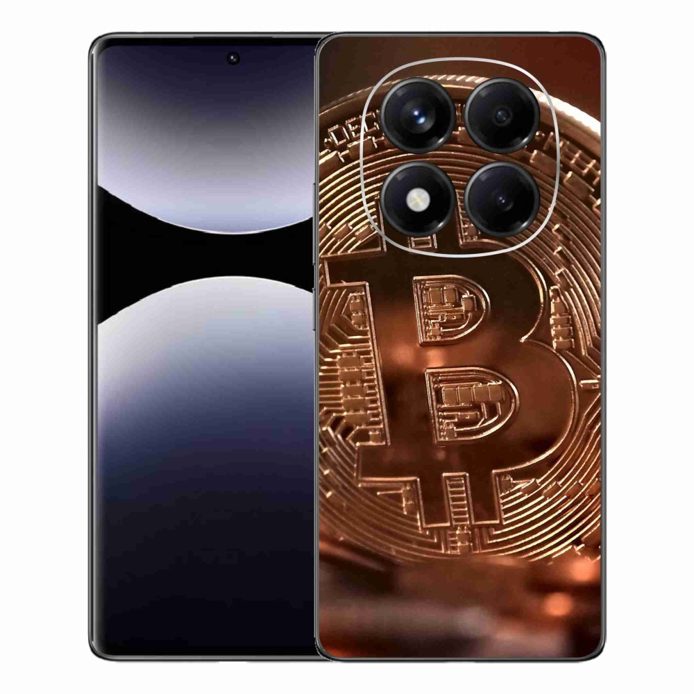 Gelový kryt mmCase na Xiaomi Redmi Note 14 Pro - bitcoin