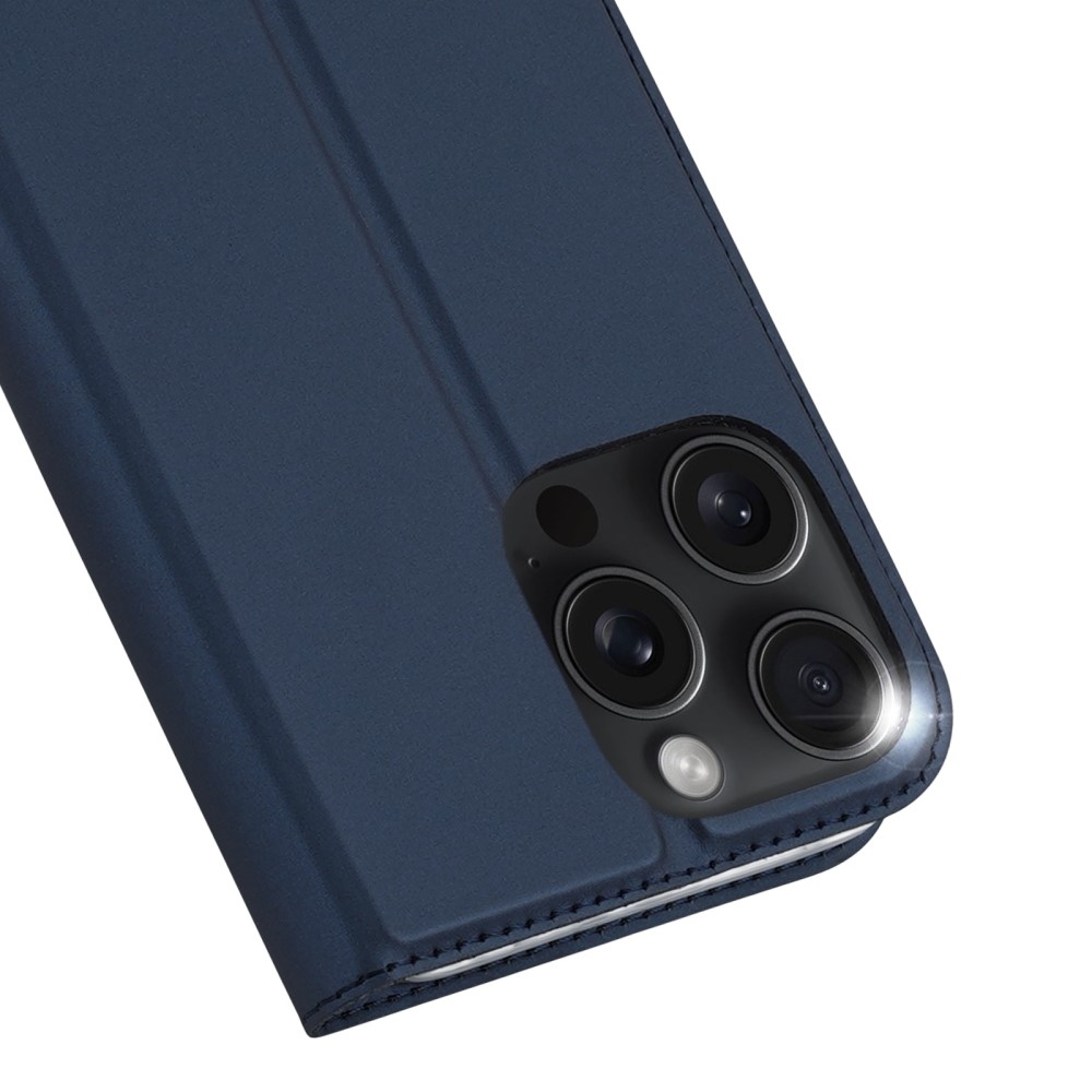 DUX knížkové pouzdro na iPhone 16 Pro - tmavěmodré
