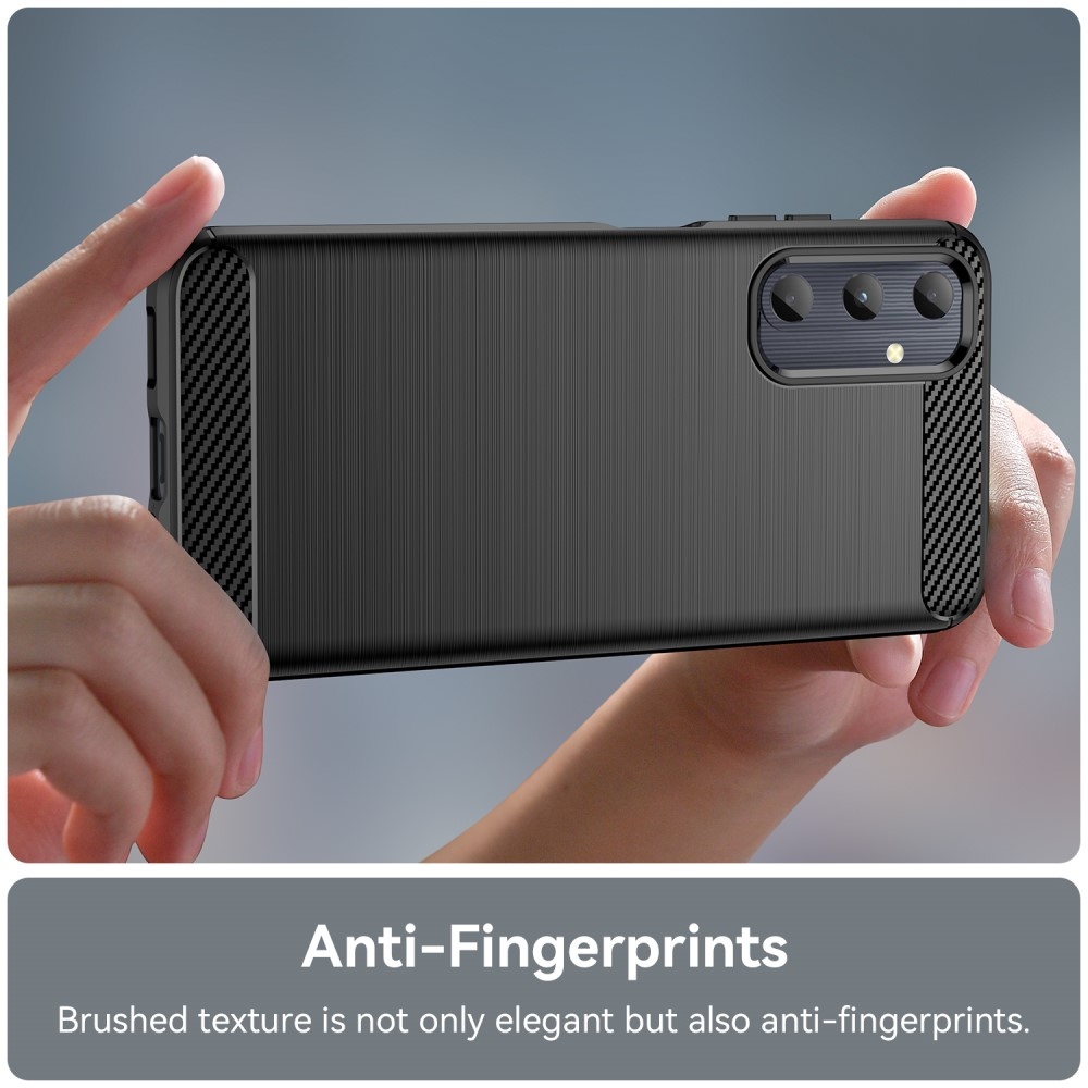 Carbon odolný gelový obal na Samsung Galaxy A05s - černý