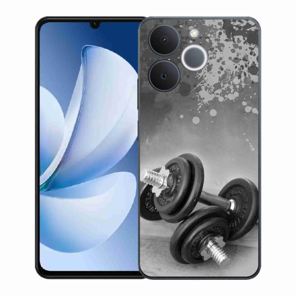 Gelový kryt mmCase na Realme Note 70T - činky 1