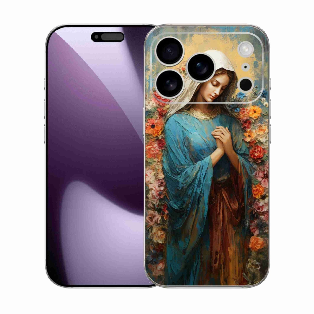 Gelový kryt mmCase na iPhone 17 Pro - svatá žena