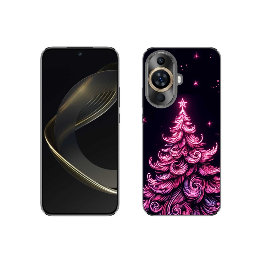 Gelový kryt mmCase na Huawei Nova 11 - neonový vánoční stromek 2