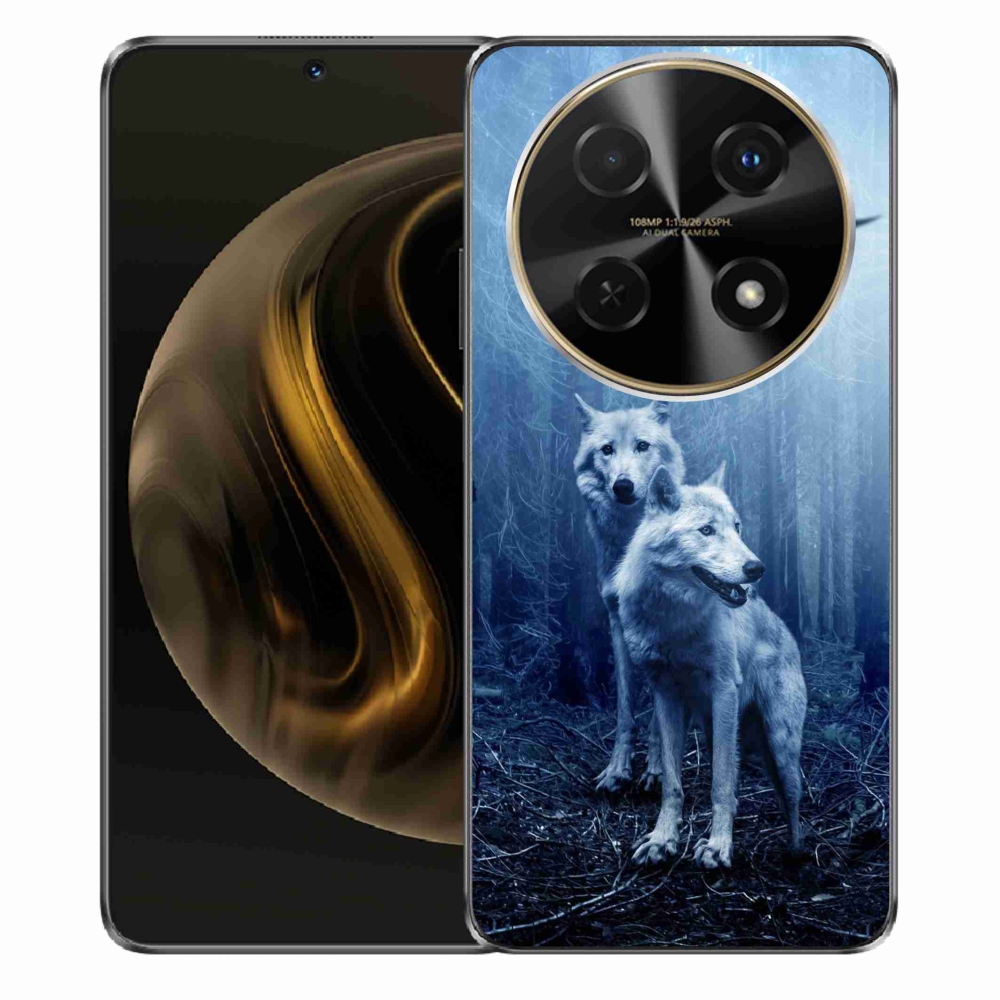 Gelový kryt mmCase na Huawei Nova 12i - vlci v lese