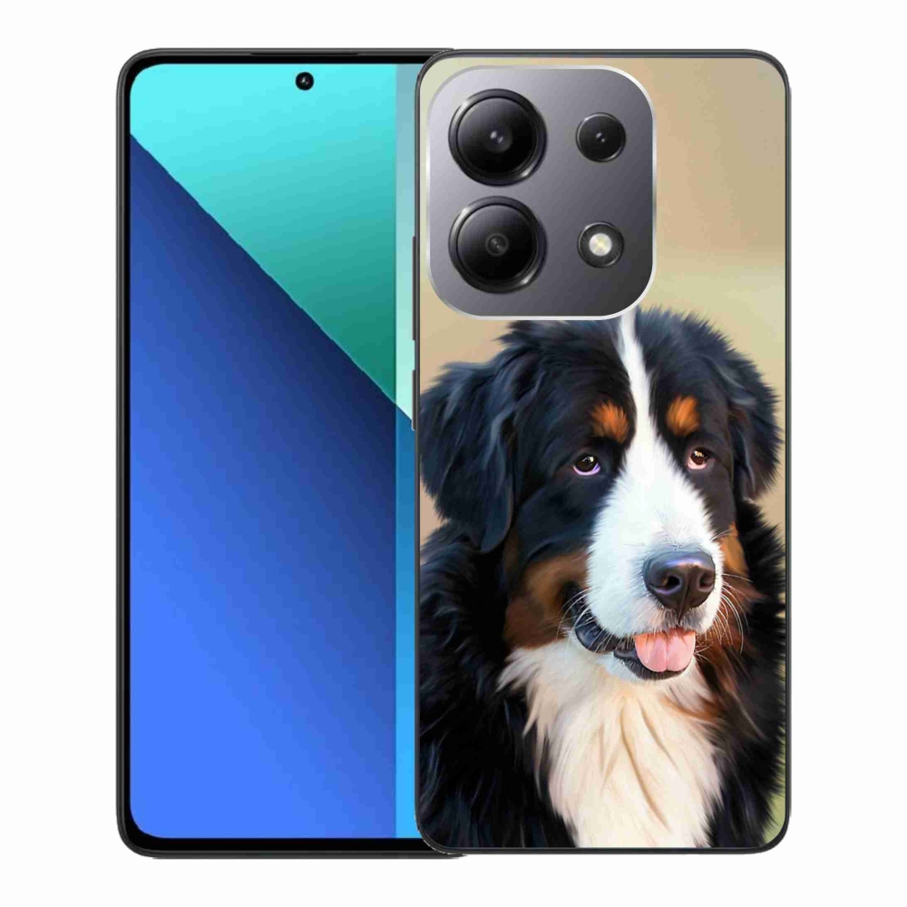 Gelový obal mmCase na Xiaomi Redmi Note 13 - bernský salašnický pes