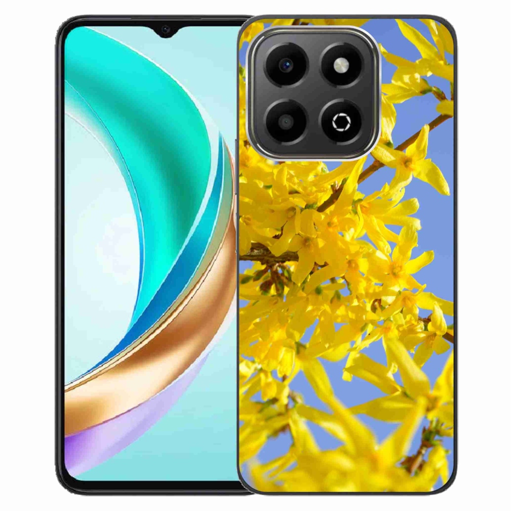 Gelový kryt mmCase na Honor X6b - žluté květy