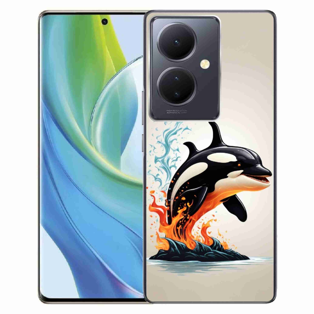 Gelový kryt mmCase na Vivo V29 Lite 5G - kosatka